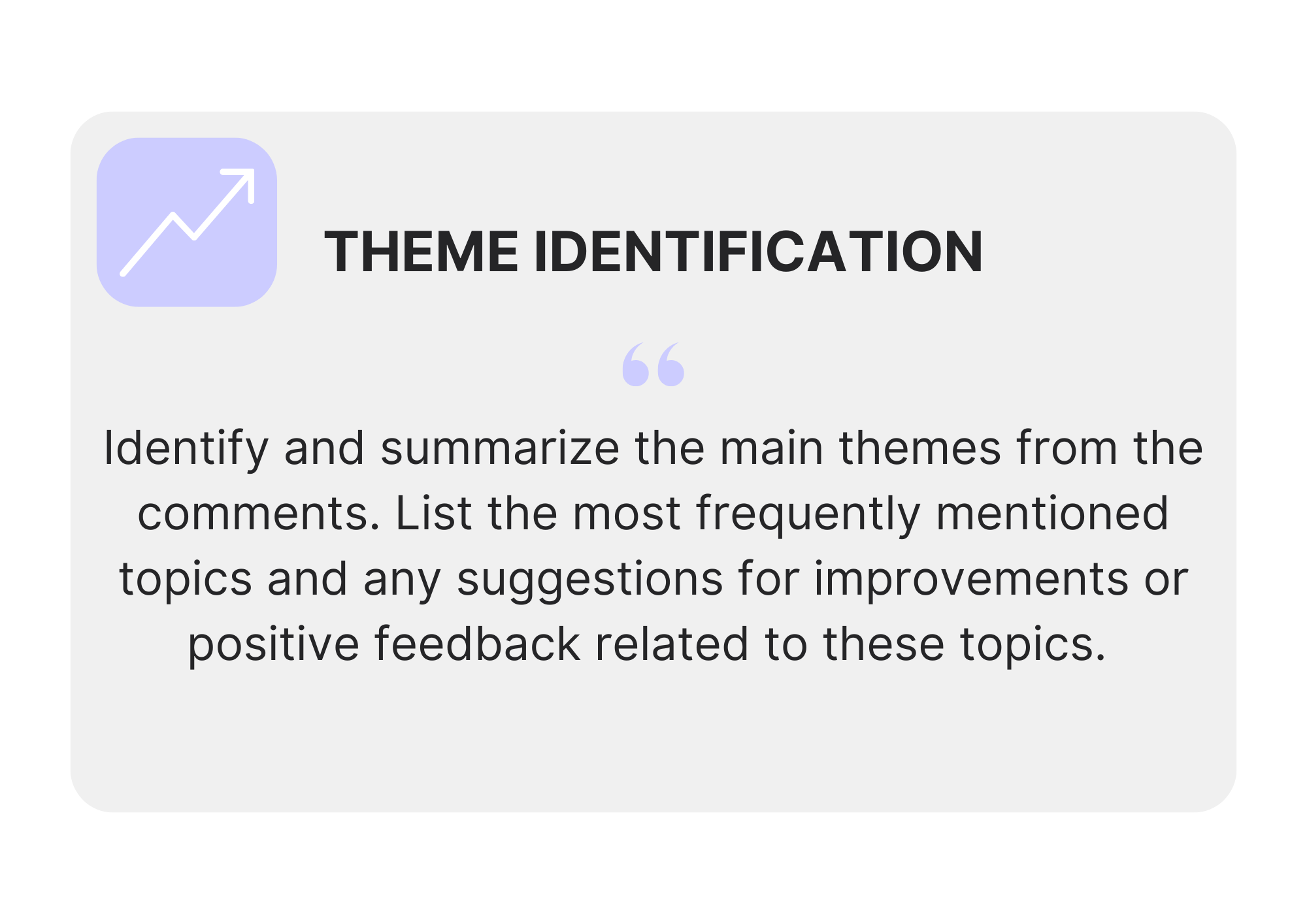 Theme identification