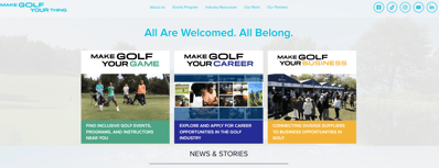 MAKE GOLF YOUR THING